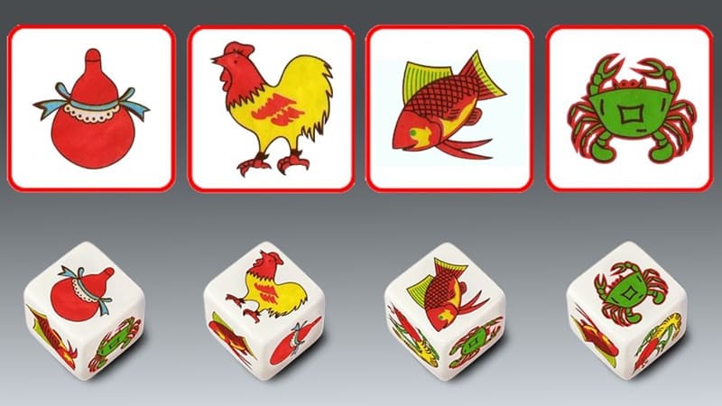 Ý nghĩa mặt gà trong cách nhớ 6 mặt bầu cua