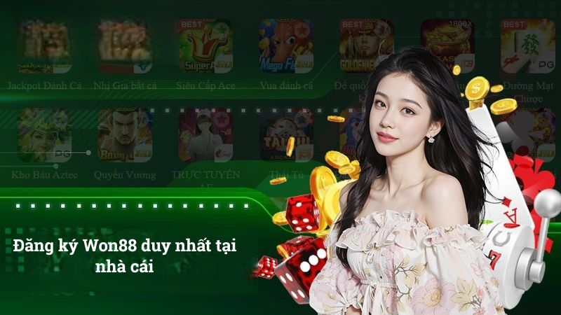 Lưu ý khi đăng ký Won88