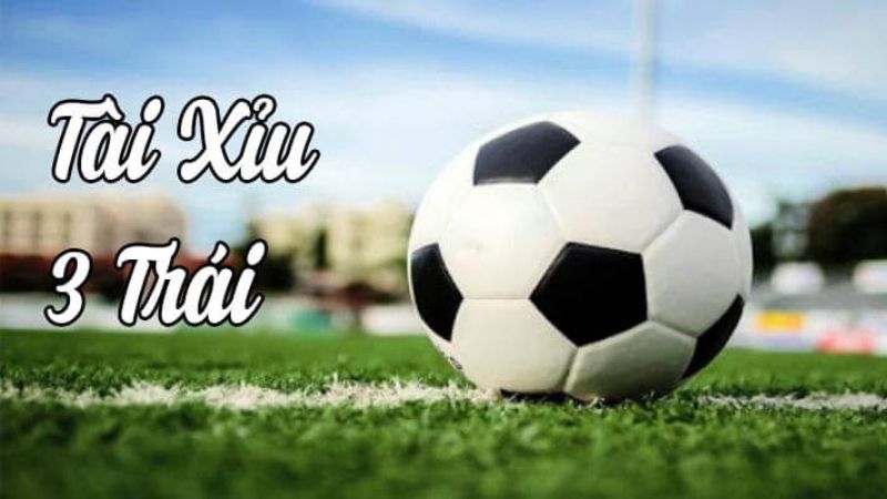 Kèo tài xỉu 3 trái theo dõi diễn biến trận đấu