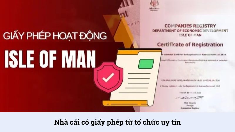 Nhà cái Won88 có giấy phép hợp pháp