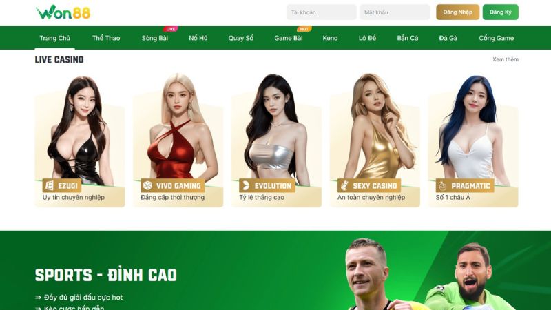 Sự ra đời của nhà cái Won88 đẳng cấp châu Á