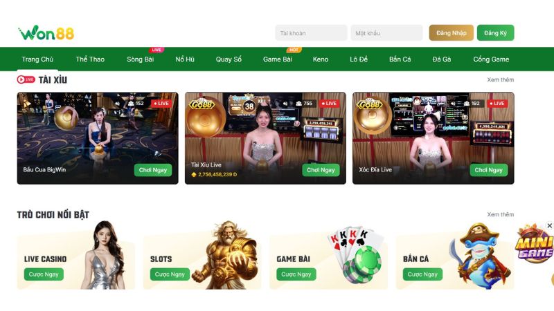 Định hướng phát triển của nhà cái Won88